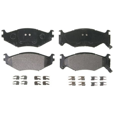 Wagner Brakes Semi-Met Disc Pad Set, Zx522 ZX522